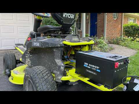 I Found a Better Ryobi Electric Riding Lawn Mower Lithium Conversion