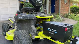 I Found a Better Ryobi Electric Riding Lawn Mower Lithium Conversion