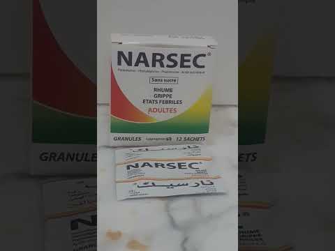 الحل للقضاء على الزكام هو" Narsec sachet"