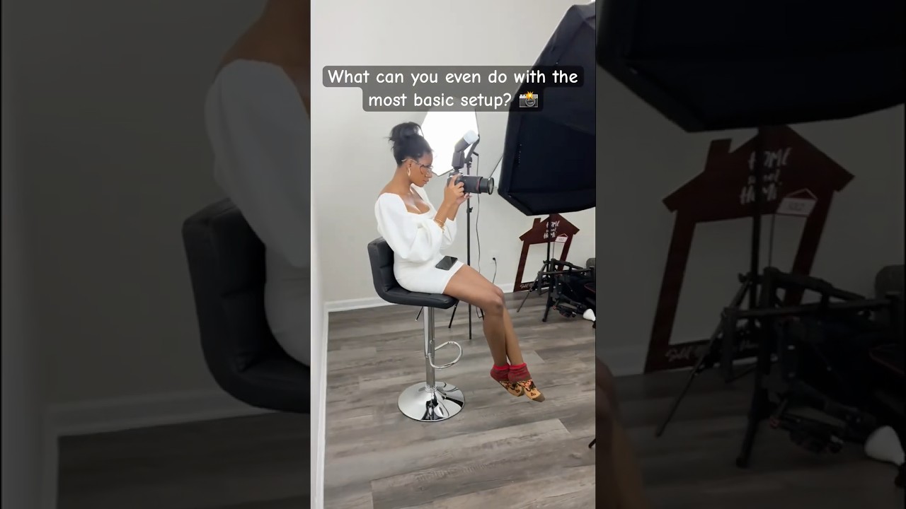 Easy studio setup w/ results! 📸