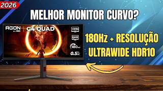 Monitor CURVO AOC U34G4C Vale a Pena em 2026? ASSISTA ANTES DE COMPRAR!