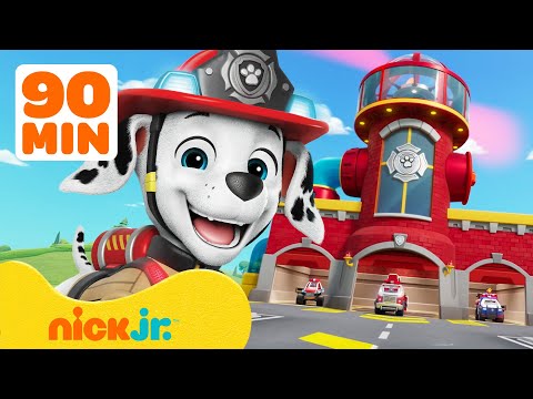 Best PAW Patrol Fire Rescue Moments! 🚒🔥 #2 | 90 Minutes | Nick Jr.