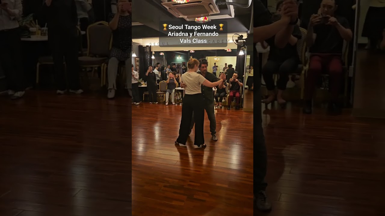 Video thumbnail for 🏆 2023 Seoul Tango Week with Ariadna Naveira y Fernando Sanchez 🏆Vals Class
