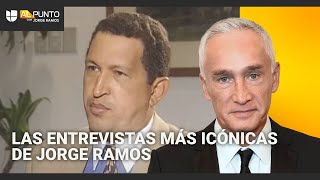 Las entrevistas más simbólicas de Jorge Ramos a lo largo de su carrera