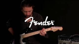 Video thumbnail for Fender Standard Stratocaster MN, Black | Demonstration by Gear4music Guitars