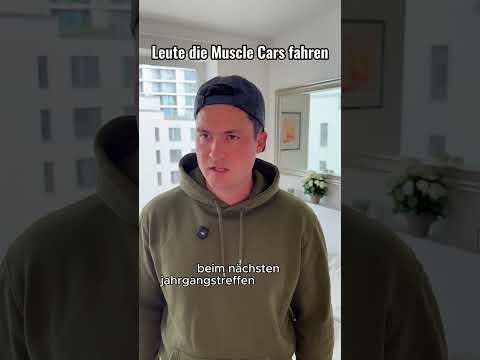 Leute die Muscle Cars fahren #autofahrt  #autoliebe #comedy #auto #musclecar #mustang