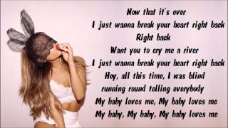 Ariana Grande - Break Your Heart Right Back Karaoke / Instrumental with lyrics on screen