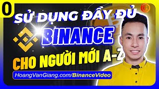 Hướng Dẫn Sử Dụng Sàn Binance Cho Người Mới Chi Tiết A - Z (Đầy Đủ Từng Bước)