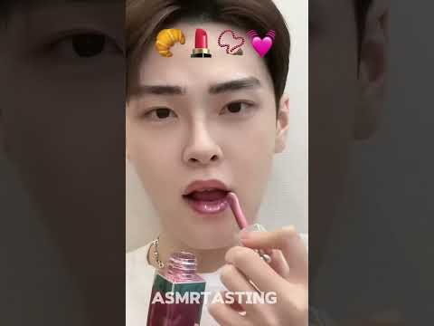 ASMR eating emoji Slime Mukbang #mukbang #asmrfood #mukbanginternational