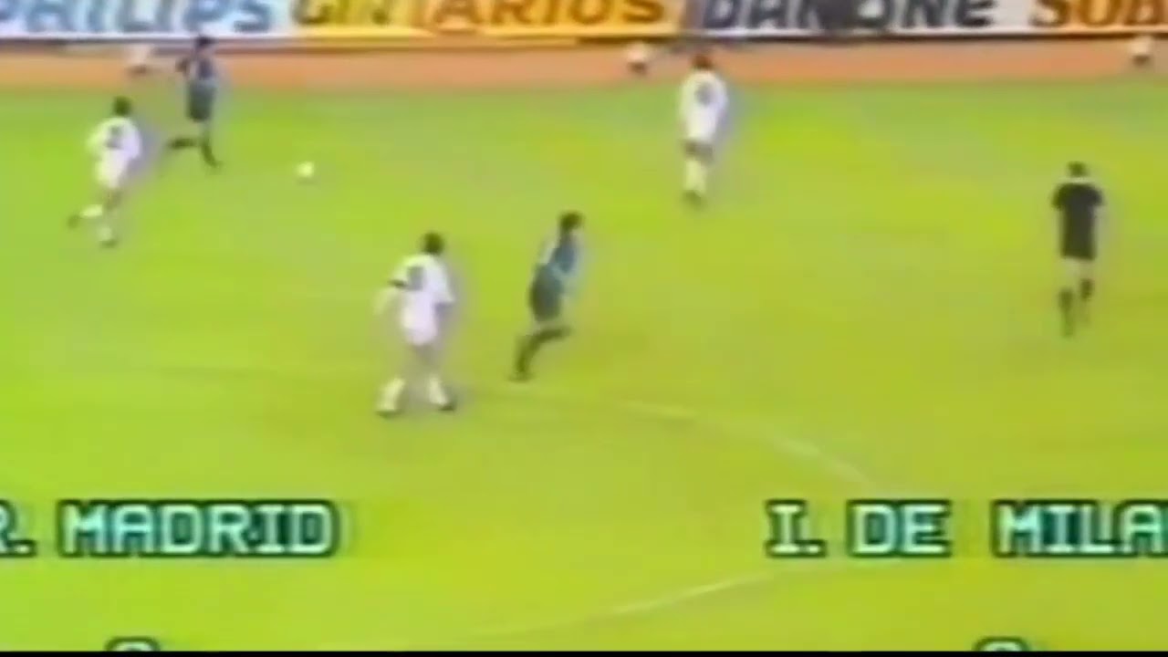 1984-85. 24/04/1985. Vuelta Semifinal Copa UEFA. Real Madrid C.F. 3 Inter 0