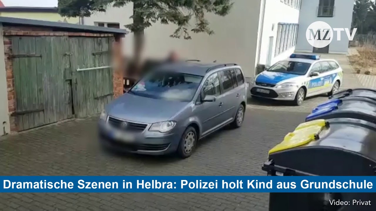 Dramatische Szenen: Mädchen wird in Helbra von seinem Vater getrennt