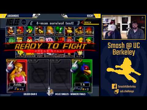Golden Bair 8 - Melee Singles Winners Finals Top 64 - Laudandus vs Rocky