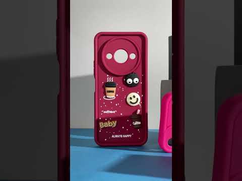 Чехол iPhone 14 PRO Мягкий, резиновый, противоударный. HAPPY Donut Case Цвет: фиолетовый - фото 1 - id-p2479188983