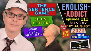SILENT LETTERS in ENGLISH WORDS / The Sentence Game / Improve your listening LIVE with Mr Duncan