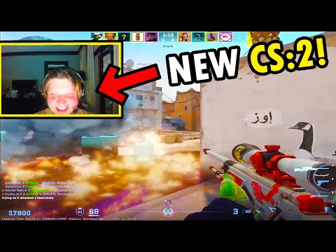 S1MPLE SMURFS in COUNTER-STRIKE 2 MATCH!