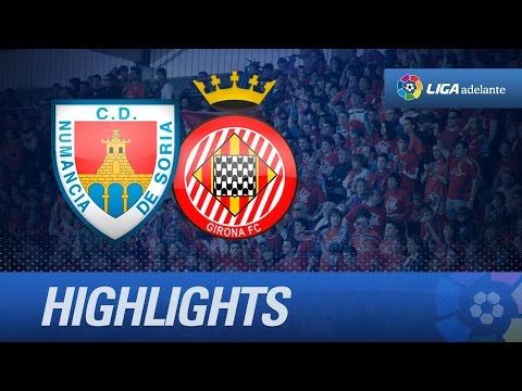Resumen de CD Numancia (2-2) Girona FC - HD