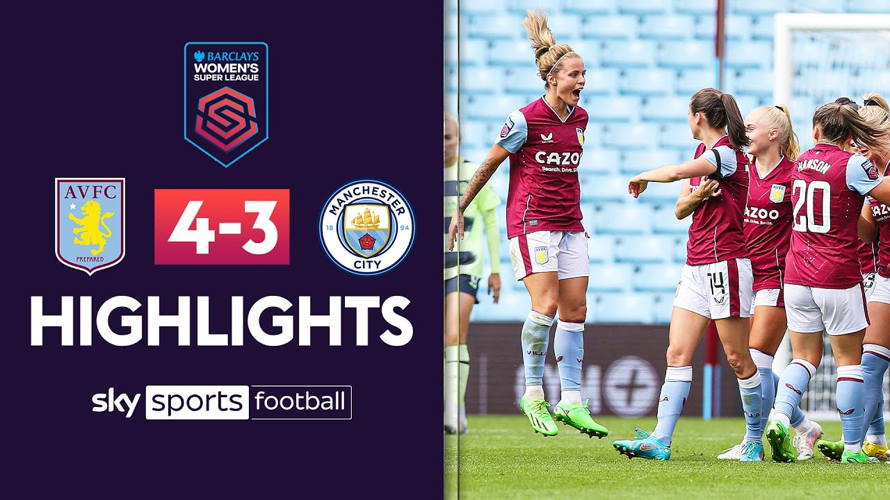 Aston Villa W vs Manchester City W highlights