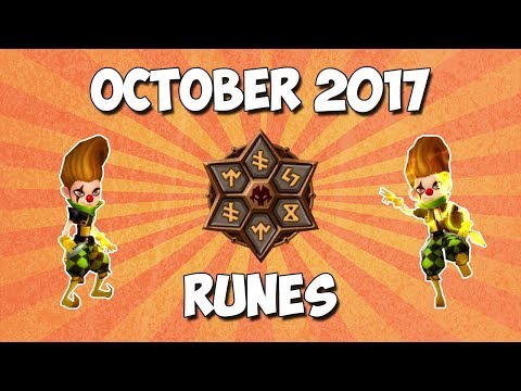 October 2017 account showcase! How I rune my monsters