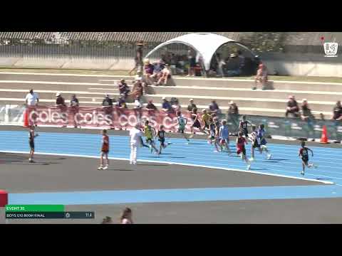 Finale 800 m der Jungen U10: Landesmeisterschaften der Leichtathletik 2022/23