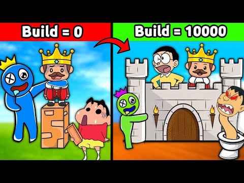 Build To Protect King 😱 || Funny Game Roblox 😂