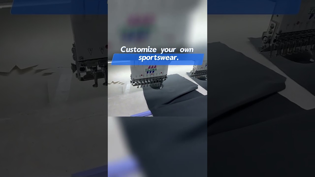 Embroidery logo production