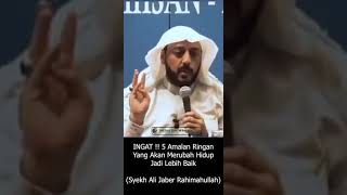 Download lagu 5 Amalan Ringan yang akan Merubah Hidupmu | Ceramah Syekh Ali Jaber mp3