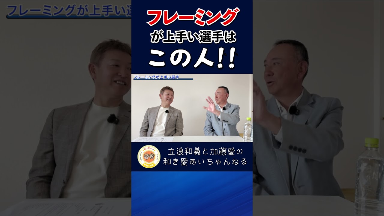 審判から見たフレーミングナンバー1は！？#立浪和義#野球#審判