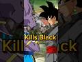 Why Didn T Beerus Kill Black Goku Explain Infinity Fusion Warriors Gokuallforms Anime