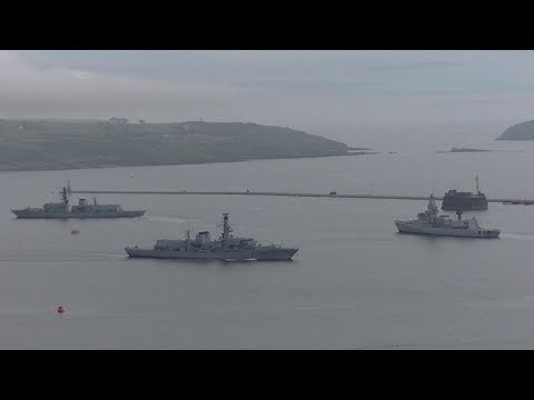 HMS Argyll, HMS Westminster and HNLMS Van Speijk