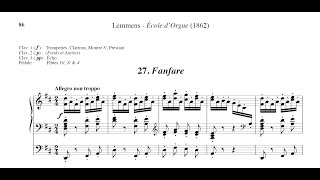 Jacques-Nicolas Lemmens - Fanfare D-Dur