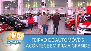 Feirão de automóveis acontece em Praia Grande