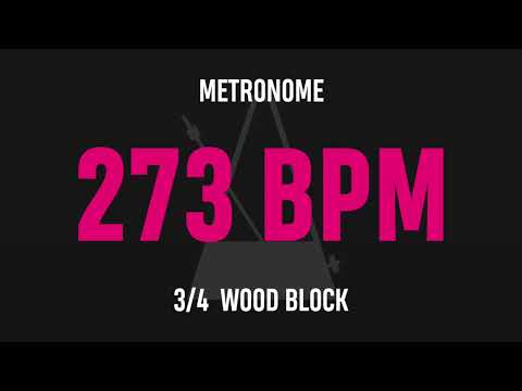 273 BPM 3/4 - Best Metronome (Sound : Wood block)