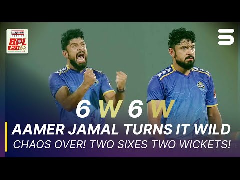 Aamer Jamal Goes Berserk! 6️⃣ W ➝ 6️⃣ W 😱 💥| CR vs ST | Match 16 | BPL 2025-26 | M3Z1J