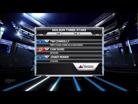 Connolly's OT Goal - Canes 1 vs Leafs 2 - Dec 13th 2011 (HD)