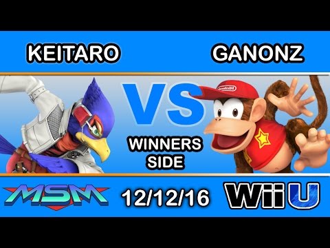 MSM 78 - CLG | Keitaro (Falco) Vs. Ganonz (Diddy Kong) Winners Side - Smash Wii U
