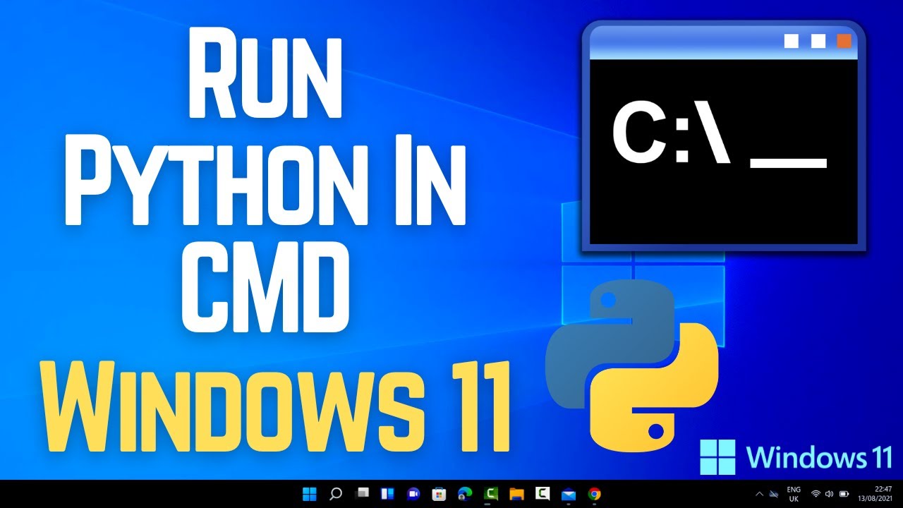 How To Run Python In Command Prompt | How to Run a Python Script Windows 11