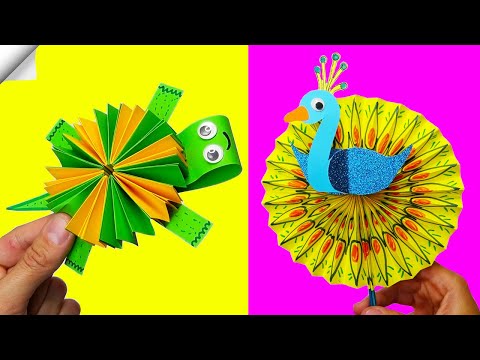 6 DIY paper crafts Moving paper TOYS Easy paper crafts