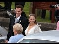 Just Murray Ed Crowds Cheer As Tennis Ace Andy And Stunning New Bride Kim Emerge