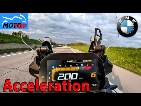 BMW F850GS (2023) - ACCELERATION - Gopro GPS and DRAGY measured