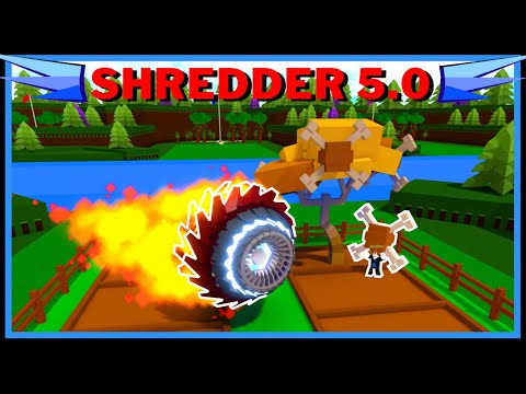 Destructive SHREDDER DRONE 5.0 *Special Ability* In Roblox Build A Boat For Treasure