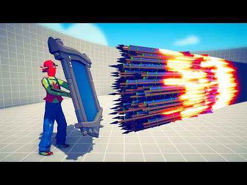 ZOMBIE MIRROR SHIELD vs EVERY GOD - Totally Accurate Battle Simulator TABS