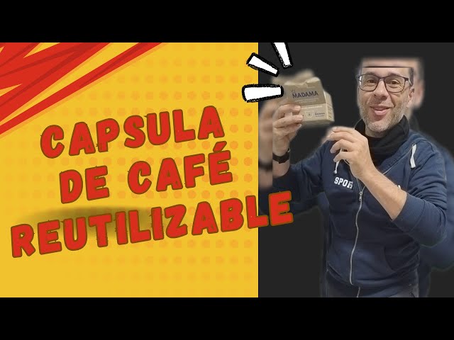 Vídeo relacionado con Madama - Cápsulas recargables y reutilizables compatibles con Dolce Gusto. Acero inoxidable y silicona apta para alimentos. 100% fabricado en Italia. Paquete de una cápsula