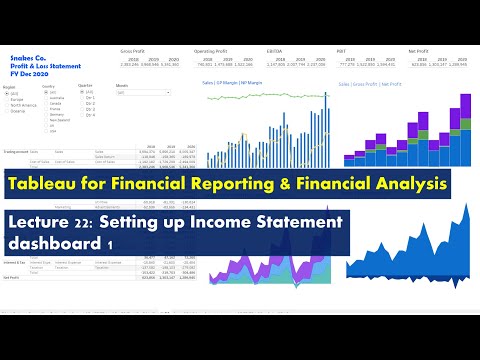Tableau for Financial Reporting Financial Analysis Course Introduction