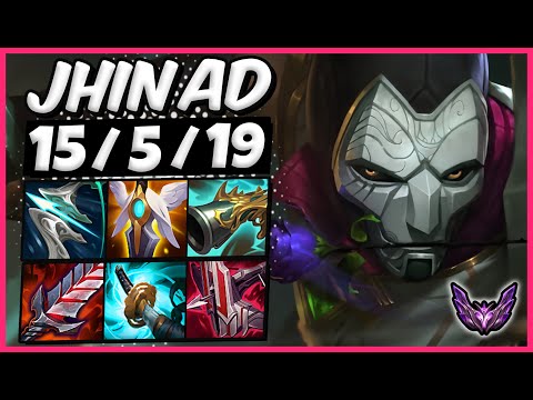 POWERFULL Jhin vs Ezreal ADC / KR Master / Patch 13.12  [ 15 / 5 / 19  ] 🚀