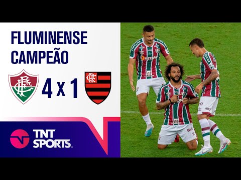 MARCELO FAZ GOLAÇO, CANO ANOTA DOIS E FLUMINENSE É BICAMPEÃO CARIOCA | FLUMINENSE 4X1 FLAMENGO
