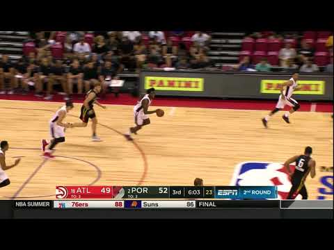 Highlights: Trail Blazers 95, Hawks 69 | 2018 Summer League
