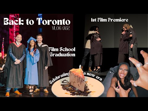 Vlog 002 𓃚 Film School Graduation & 1st Film Premiere