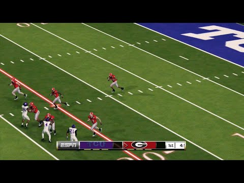 2022-2023 CFP National Championship Sim GEORGIA vs TCU (Check Description)