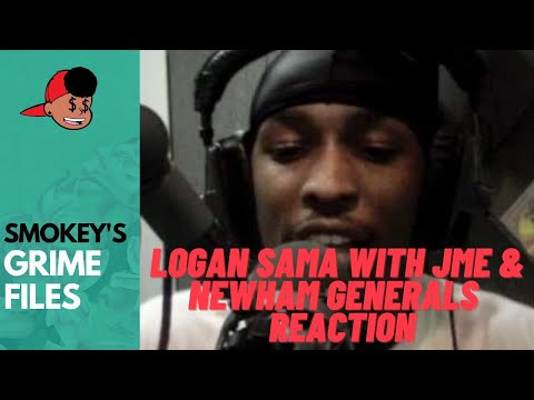 American Rapper First Time Hearing  Logan Sama with JME & Newham Generals Kiss (Grime Files)