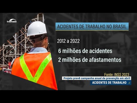 Prevenção de acidentes de trabalho: proposta institui a Campanha Abril Verde